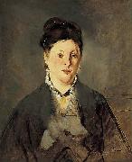 Edouard Manet Full-face Portrait of Manet's Wife painting